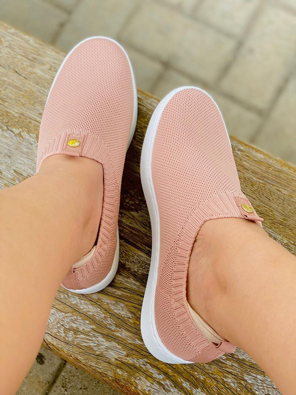 Tênis Slip-ON Rosê